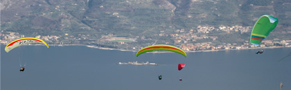 Photo Paragliding on the Lake of Garda